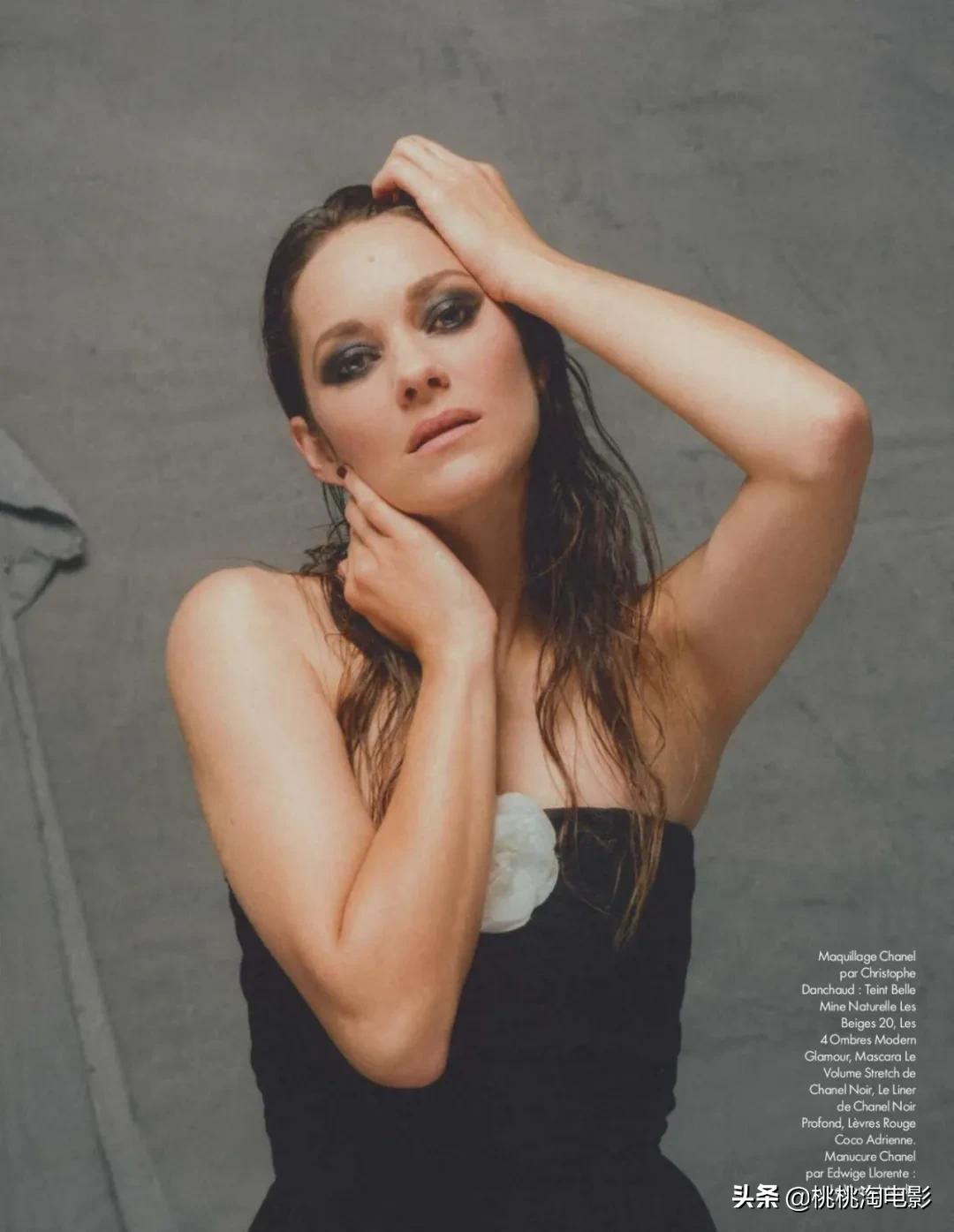 组图：美得毫不费力！“法国玫瑰”玛丽昂·歌迪亚杂志大片