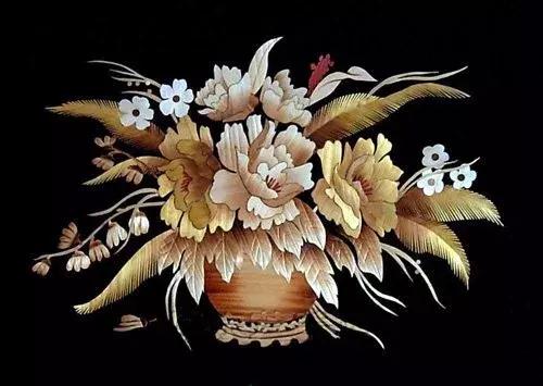 麦秆画芦苇画,最好看的麦秆画