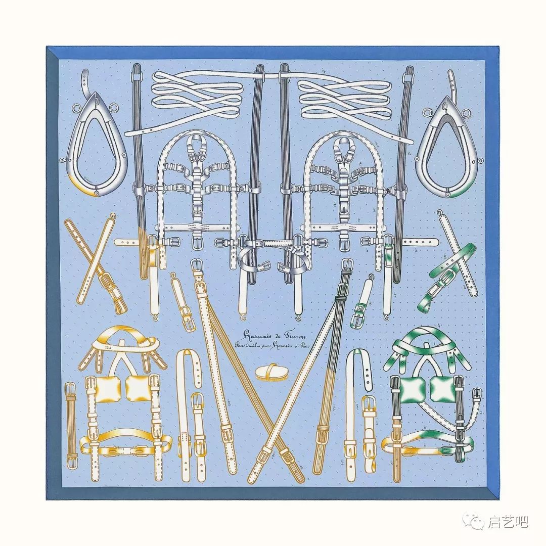 踏青归来,爱马仕中式马鞍丝巾