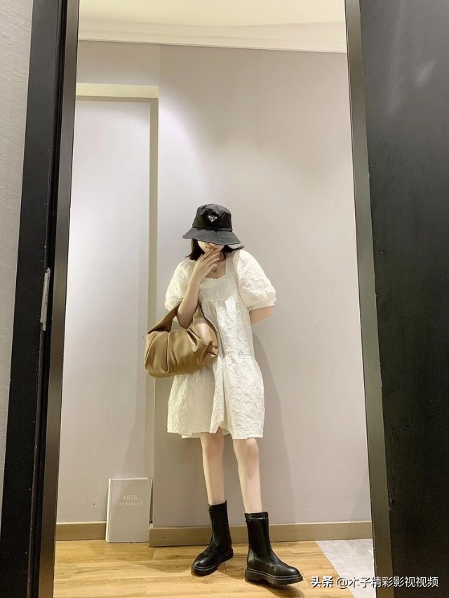 马丁靴单鞋女款爆款2020白色,时尚英伦风女士马丁靴34码