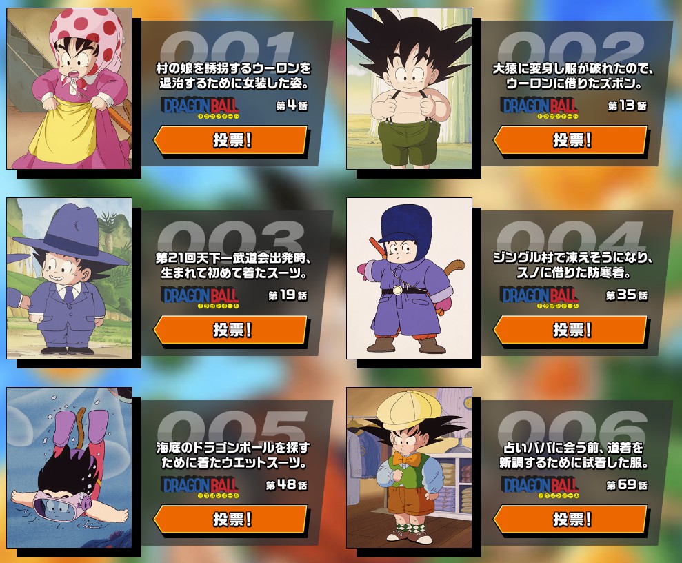 龙珠悟空投票,龙珠联名孙悟空
