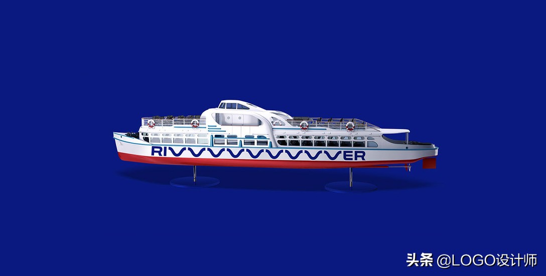 RiverMallbranding商场logo品牌形象设计