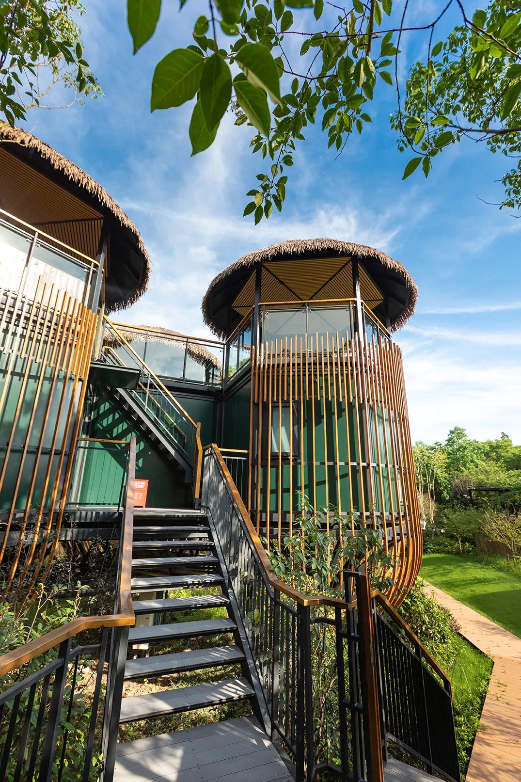 吸睛“鸟巢”上线！感受童话田园生活，来度假区这家露营地就对啦