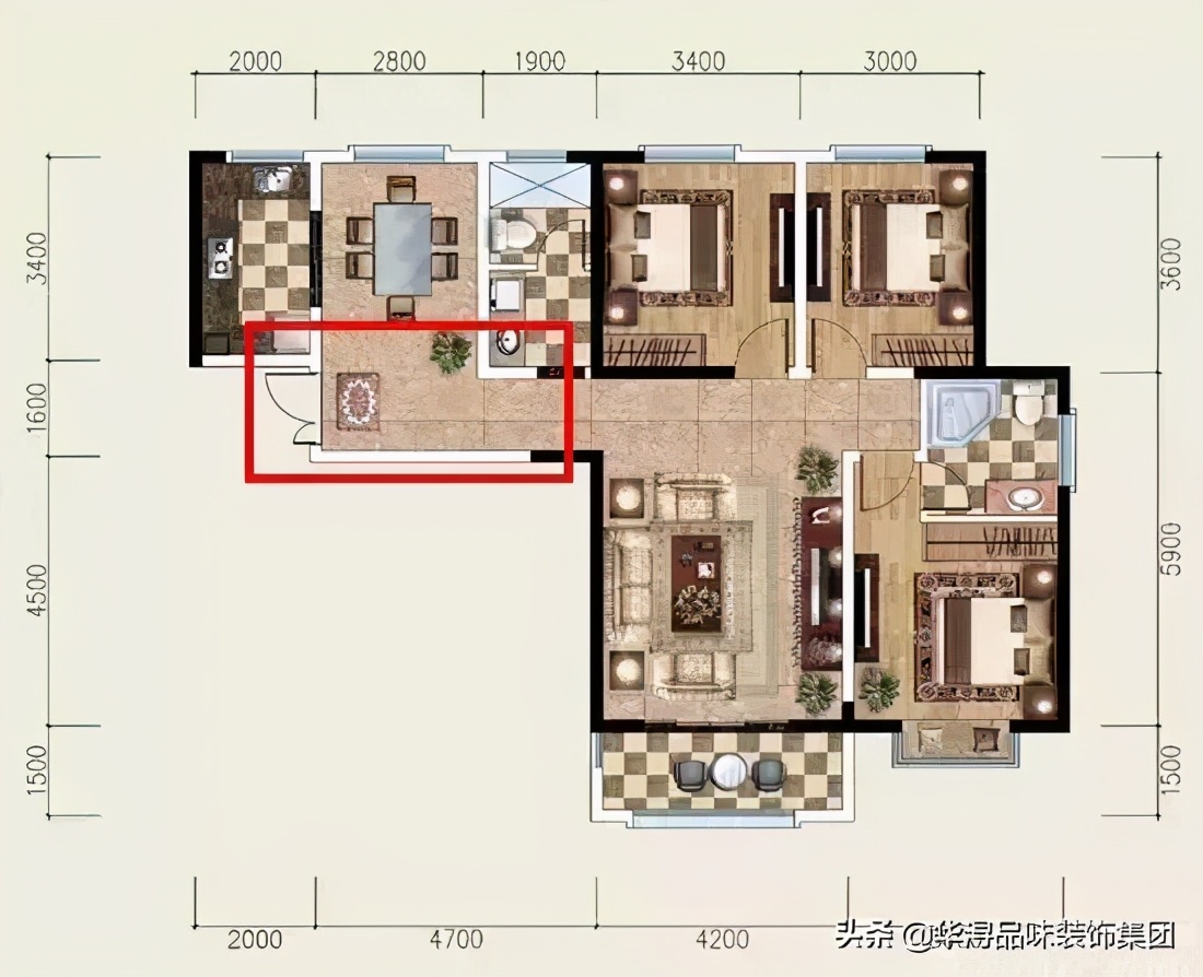 正对餐厅玄关效果图,大门正对厨房玄关如何设计
