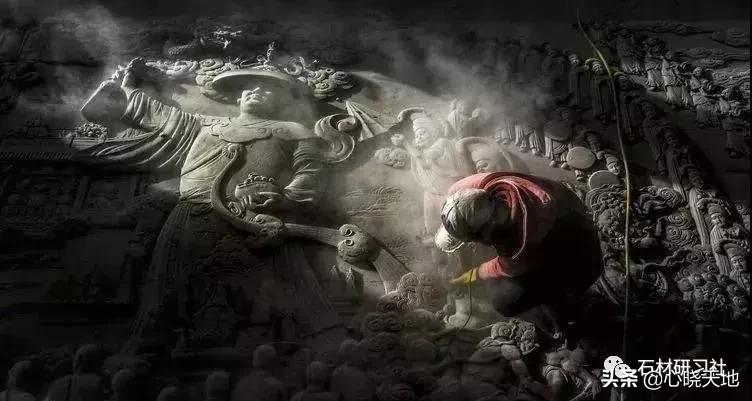 石雕观音佛像雕刻,彩绘汉白玉观音石雕佛像雕刻定制