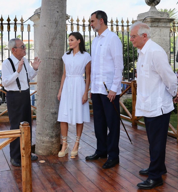 西班牙王后专访古巴,西班牙国王王后访问古巴