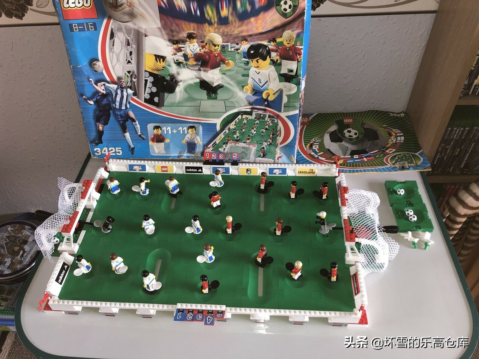 篮球足球都有自己的特长,乐高nba足球场