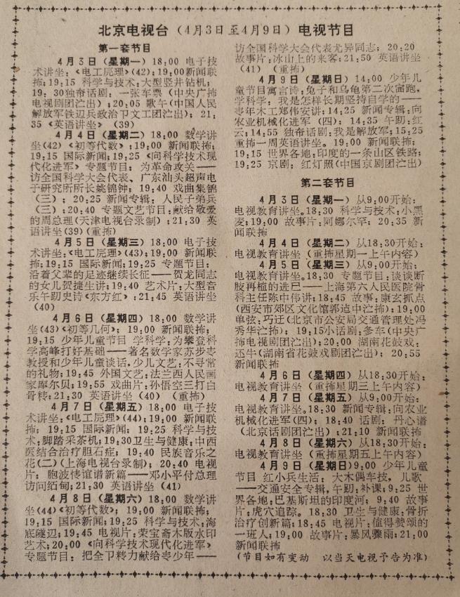中央电视台成立前后的电视节目有哪些内容？穿越回到当年看看