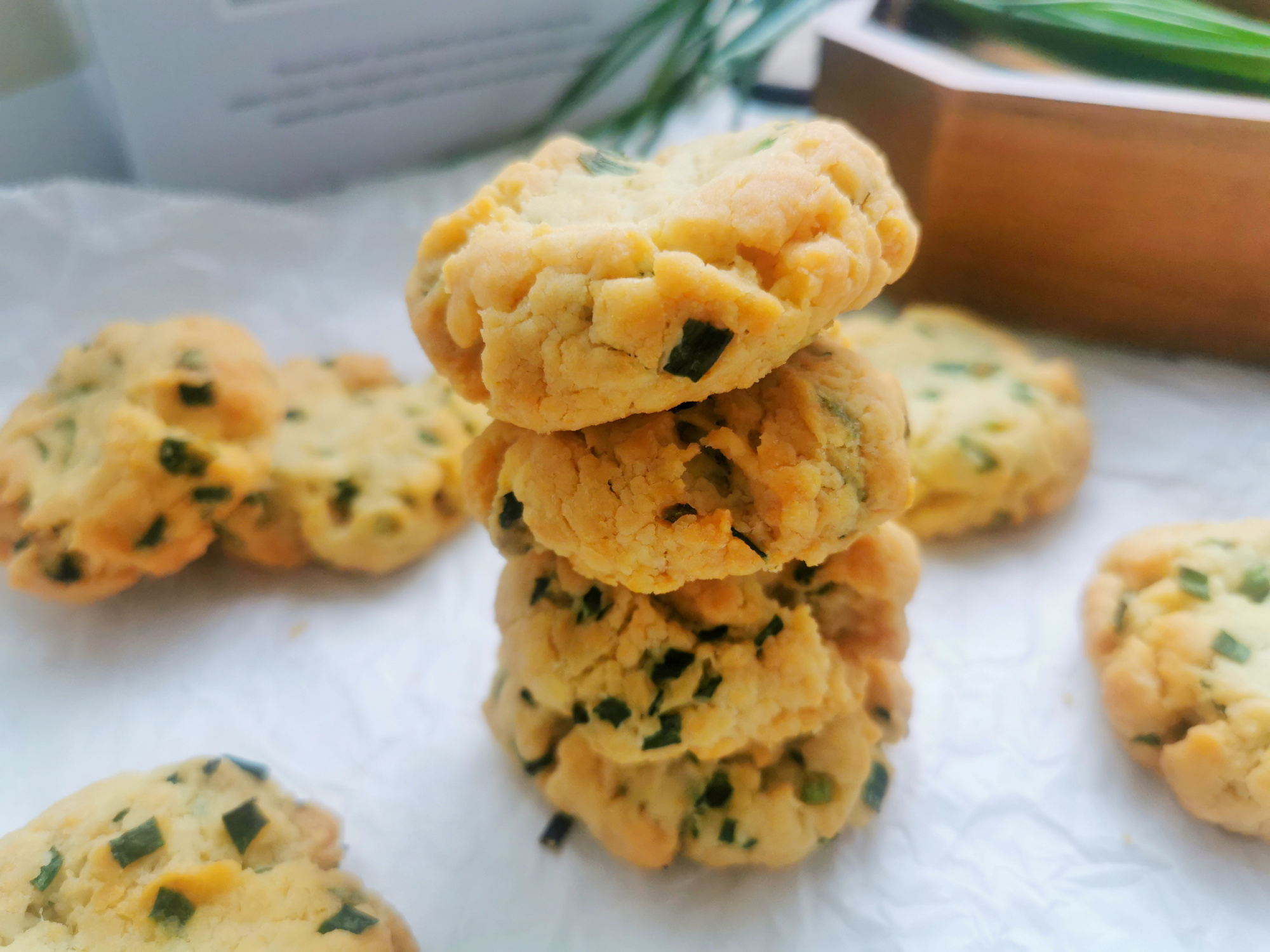 没有黄油怎么做香葱饼干,不要黄油香葱曲奇饼干的做法