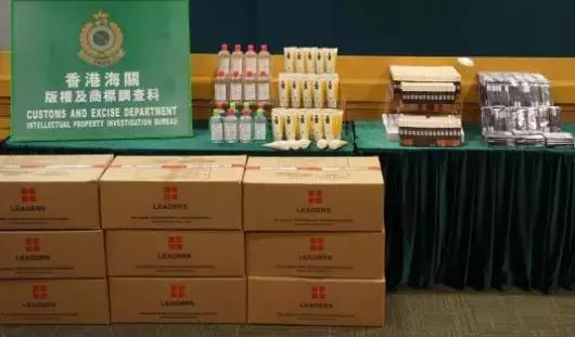 香港查获高仿化妆品,香港海关假化妆品