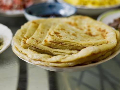 烙饼柔软起层有秘诀教你,烙饼太筋道了