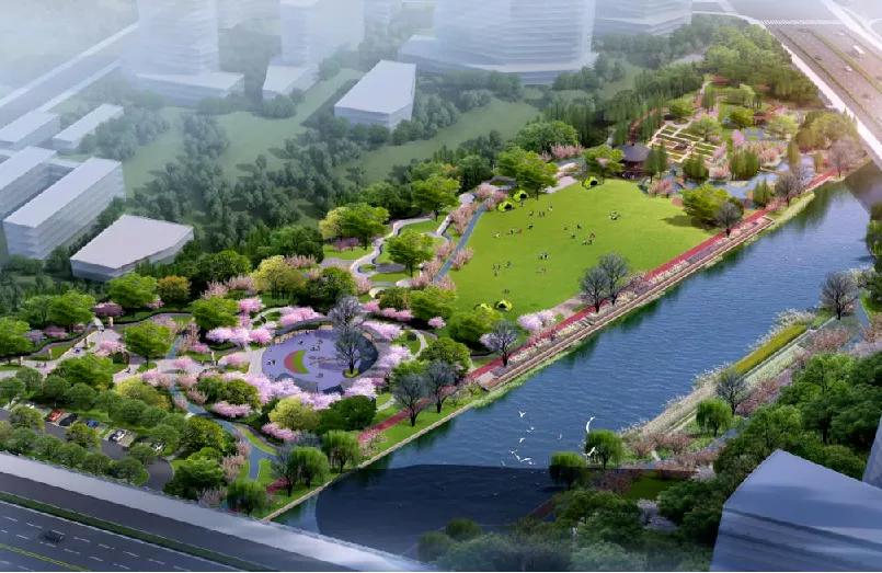 钱塘江滨水绿廊,滨江区钱塘江景观