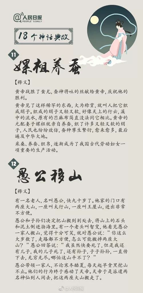 中国孩子最想知道的180个神话故事,80后听过的经典神话故事