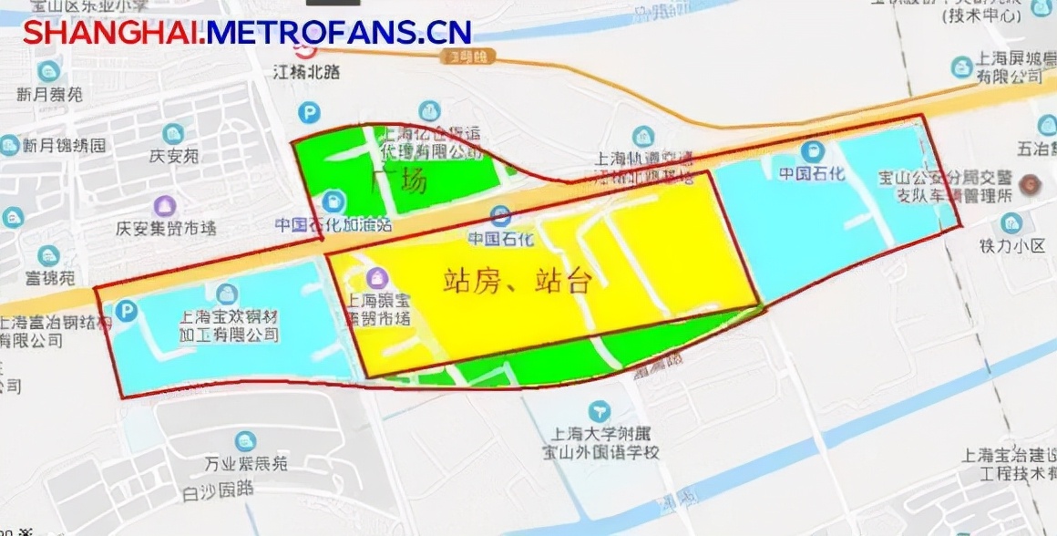 上海宝山北部交通规划图,宝山北部地区轨交规划