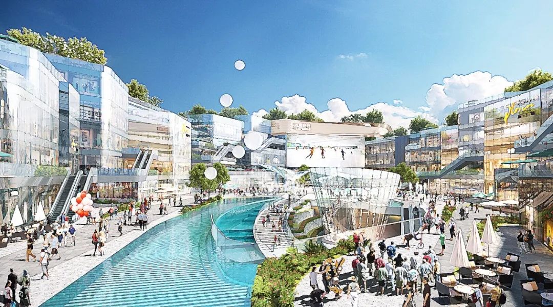 古越山水与现代商业的完美结合，城市购物社交新空间蕴意而来