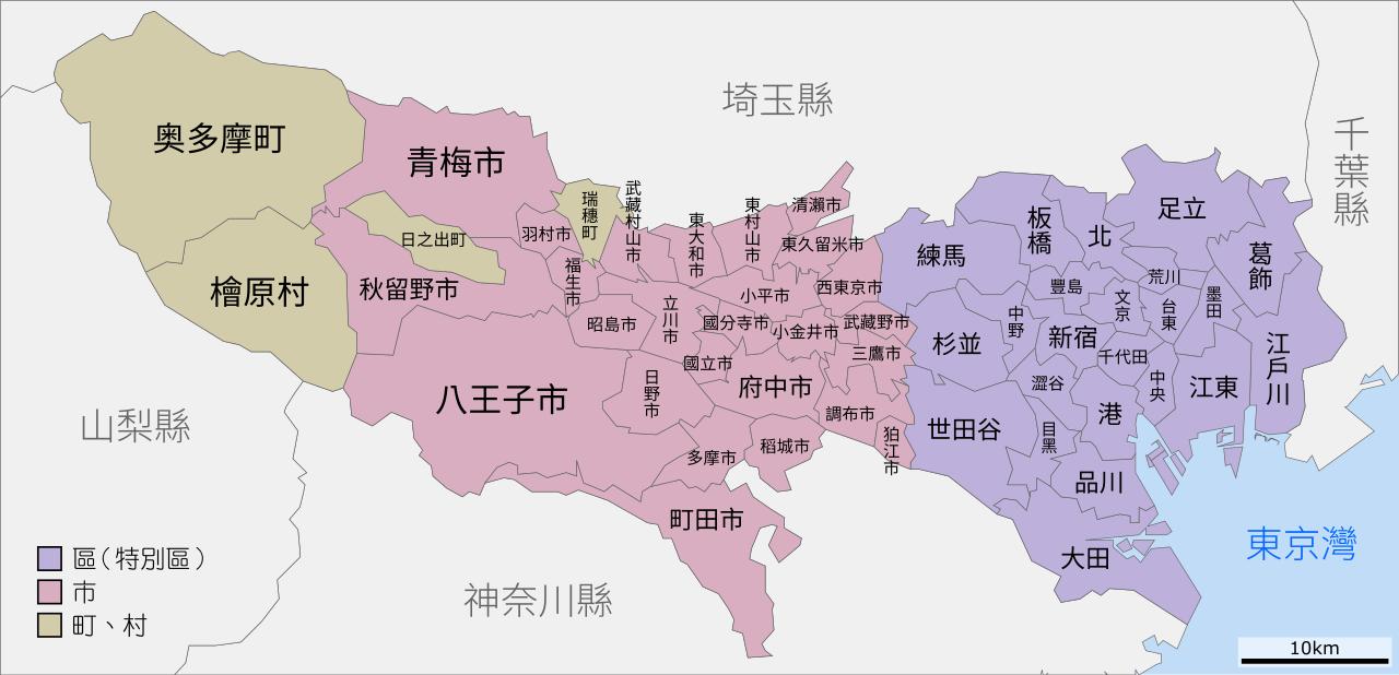 日本第一大城市,日本的行政区划最大的省