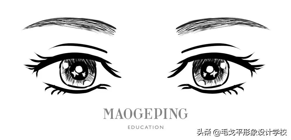 眉毛很低怎么画眼妆,眼睛和眉毛之间太宽眼妆怎么画