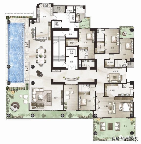 一饱眼福！海内外顶级大平层产品集锦！看后是不是要默默去搬砖？