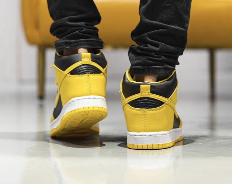 nikedunkhigh黑黄穿搭,nikedunkhi1985sp