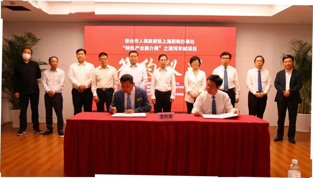 清河羊绒上海签约 (清河羊绒产业园)