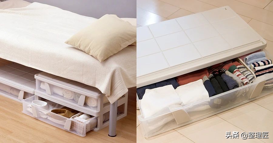 床下带抽屉和储物空间如何防潮,床下怎么收纳最合理