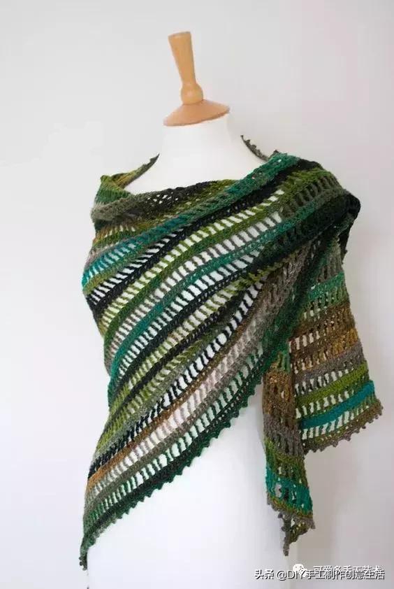 手工diy钩针编织围巾教程,diy手工编织围巾教程