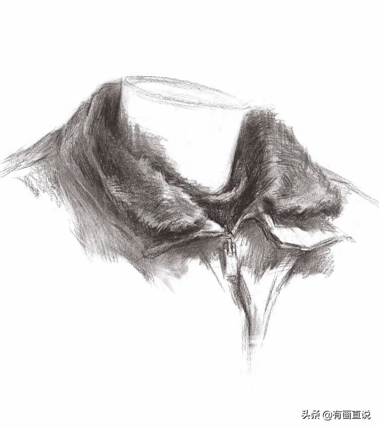 素描绘画中你容易轻忽的细节，衬布和衣服的刻画，分享课程素材