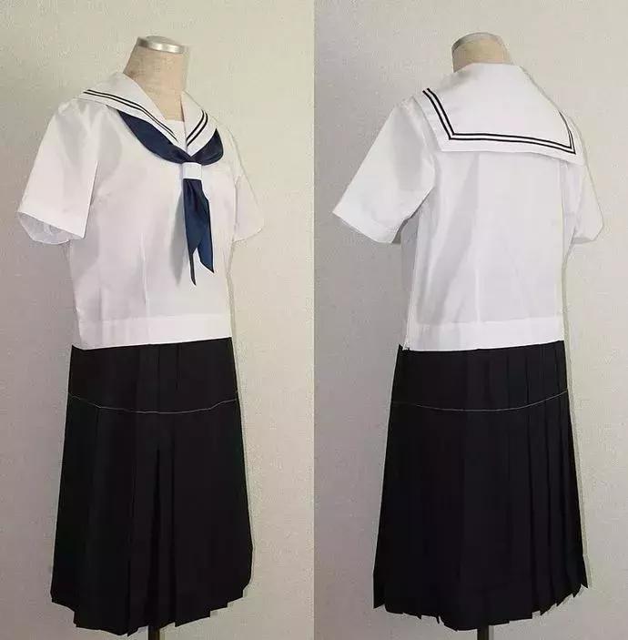 动漫感的水手服,水手服的结构