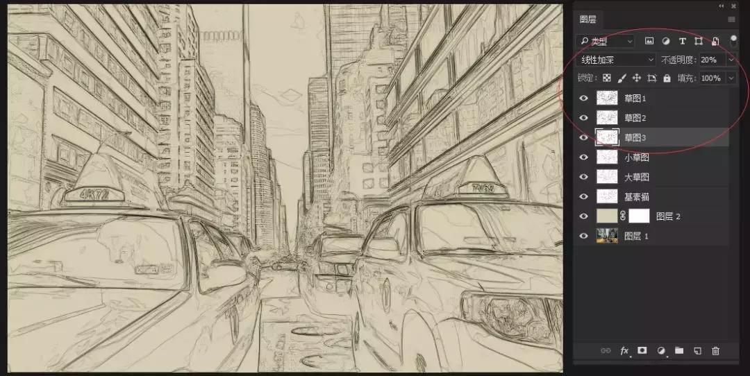 如何在AdobePhotoshop中创建素描效果