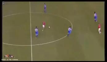 克罗斯和贝隆的传球,贝隆在曼联的传球