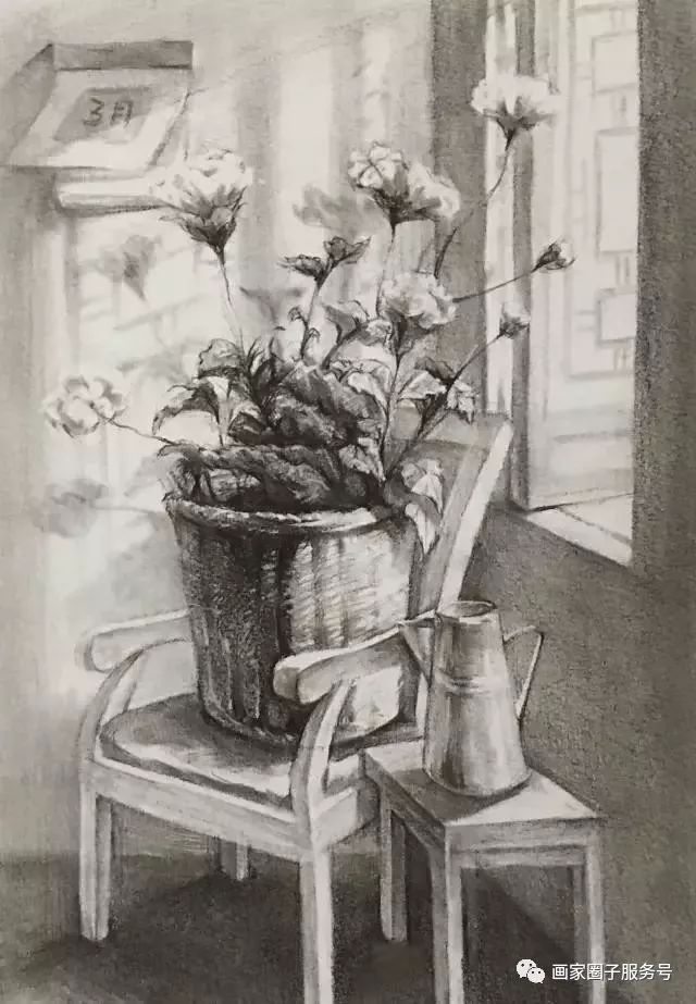 清华大学美术学院设计素描高分卷,清华学生校考素描作品