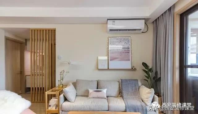 沙发背后没有墙怎么解决,沙发墙短最好的补救措施中式