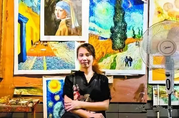 中国最大的仿制油画,高仿的赝品画