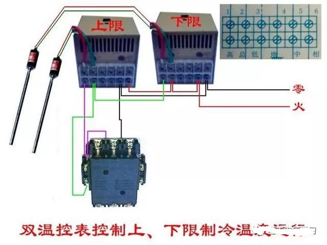 费控电表外置断路器接线图,脱扣断路器接线图带三相电表