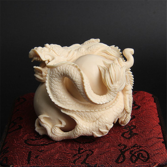 耗时3年才完成的猛犸牙雕作品,猛犸牙雕彩刻