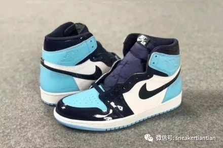 AirJordan1“UNCPatent”北卡蓝黑脚趾2月发售！
