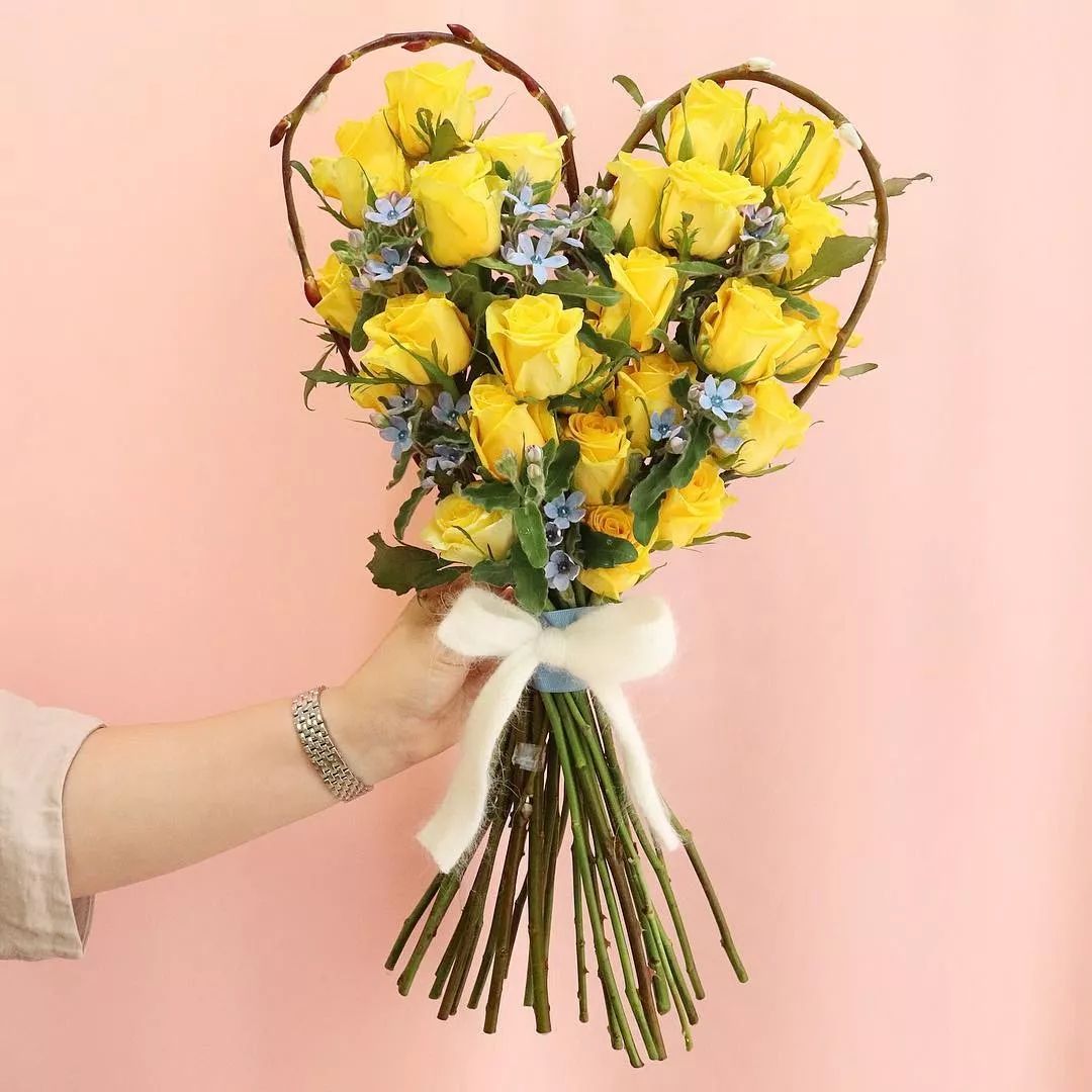 表白神器｜心形花束图片集锦（含教程）