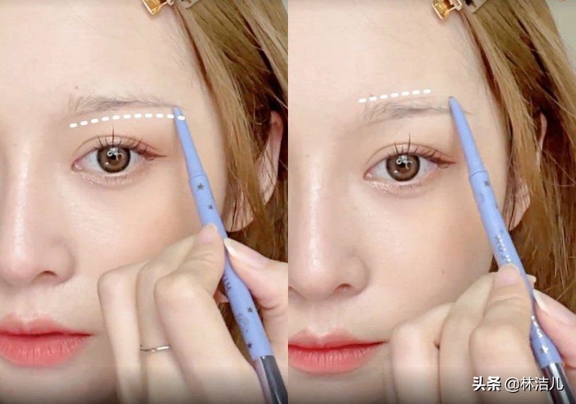 孙怡素颜眉毛,孙怡素颜