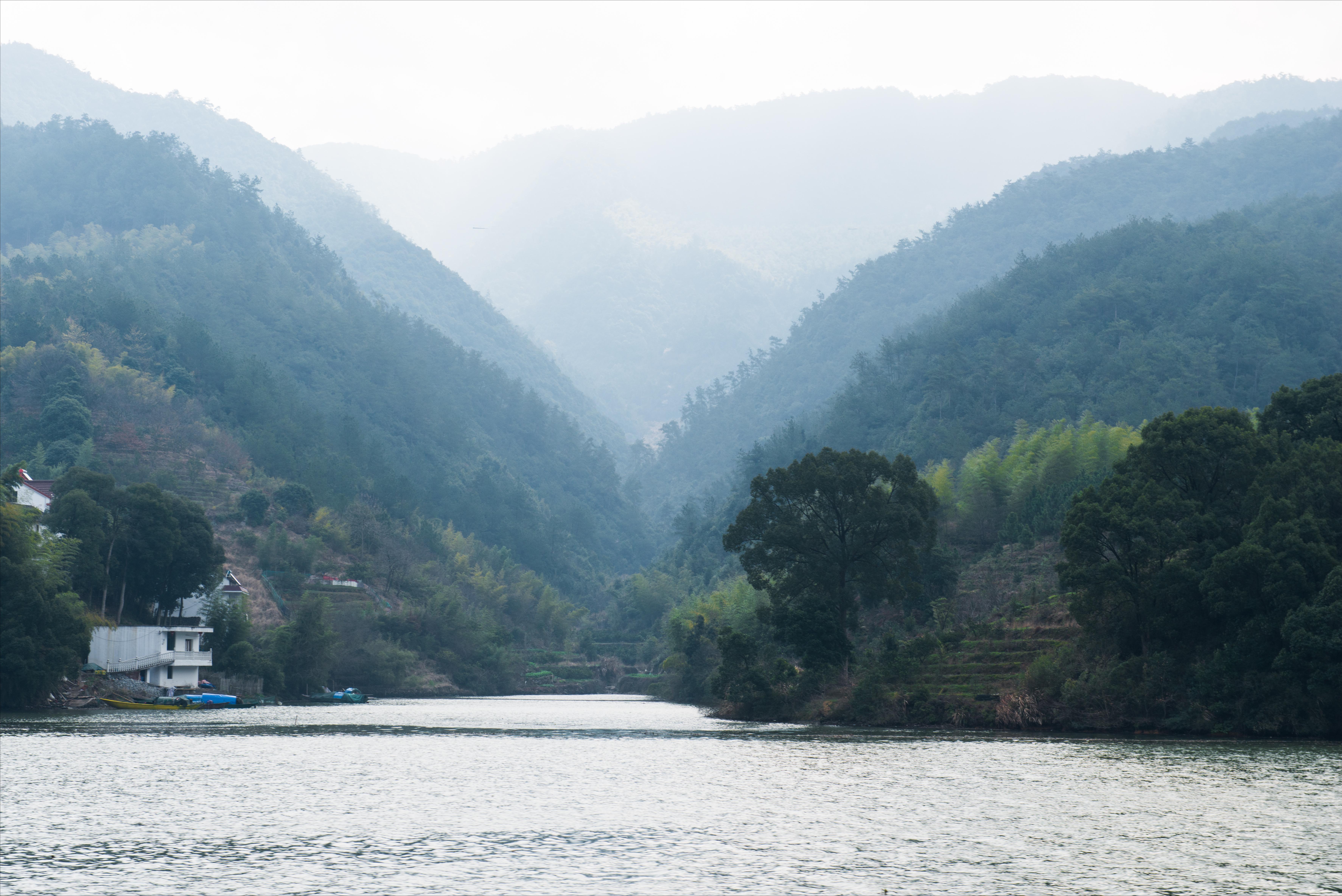 新安江山水画廊到徽州古城自驾,宏村到新安江山水画廊路上风景