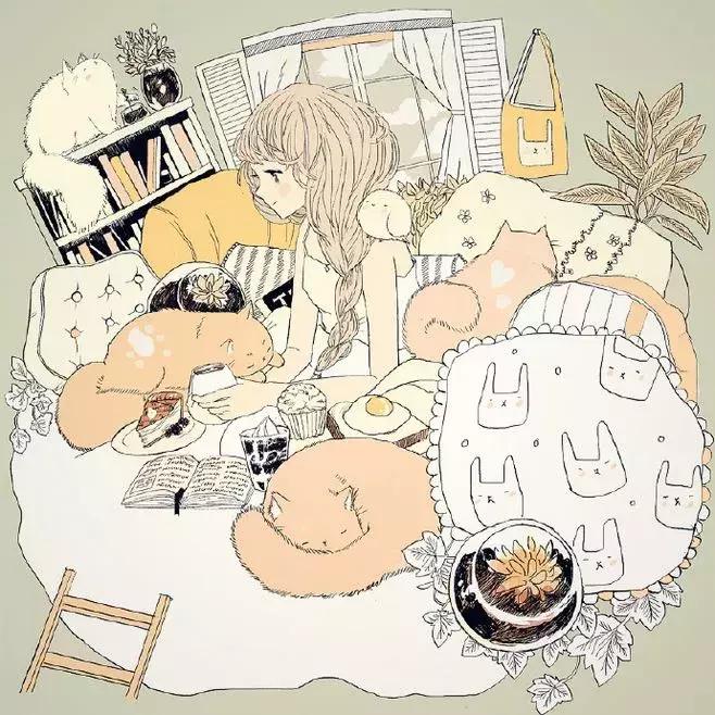 插画家的绝美画风,台湾插画师雪梨作品