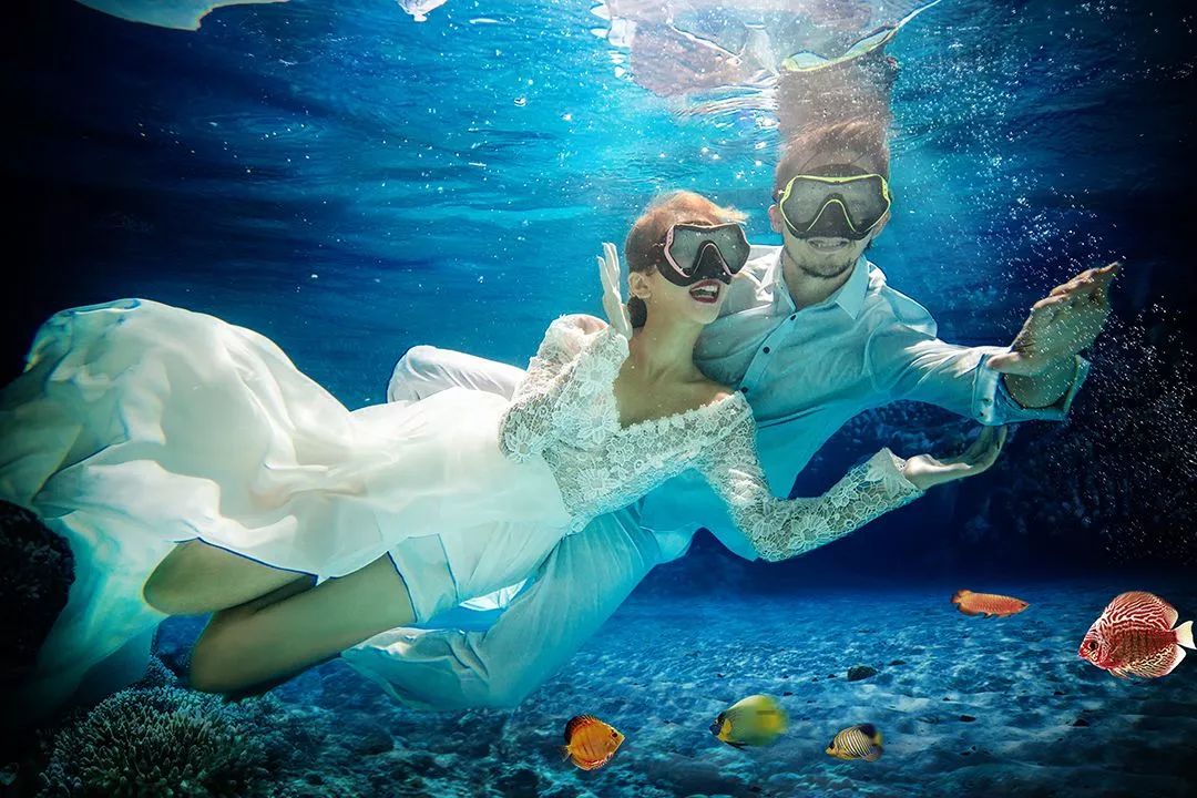 引爆星城！三亚仙气十足的水下摄影来长沙啦~湖南卫视率先取景