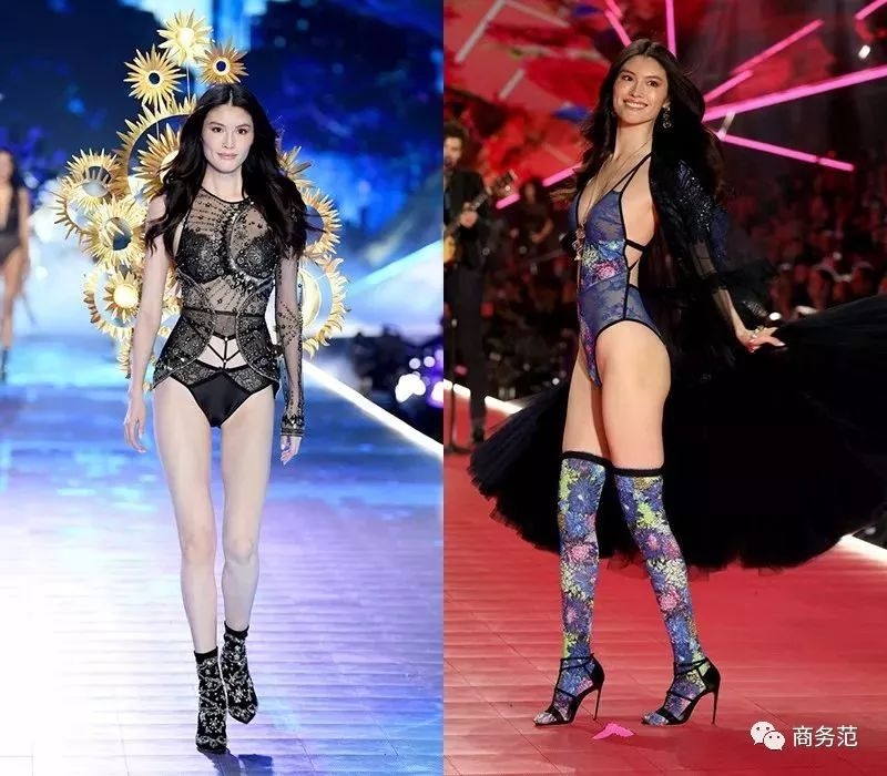 刘雯维密被挂住翅膀,维密天使刘雯穿婚纱