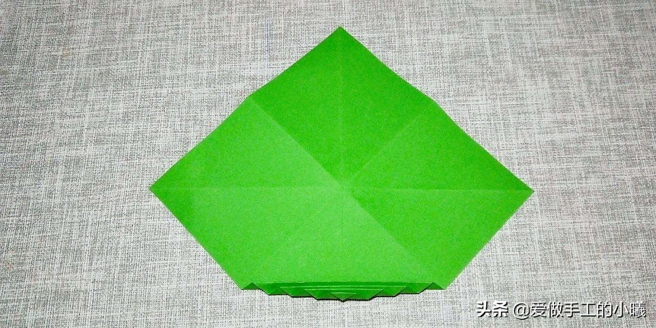 小清新树叶书签折纸，世界读书日专属教程，送给爱阅读的你