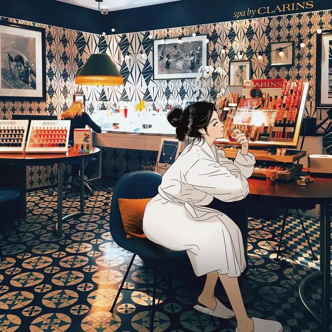 不务正业、跳钢管舞的她靠画羞羞画撩到46万粉丝，画作撩性格酷