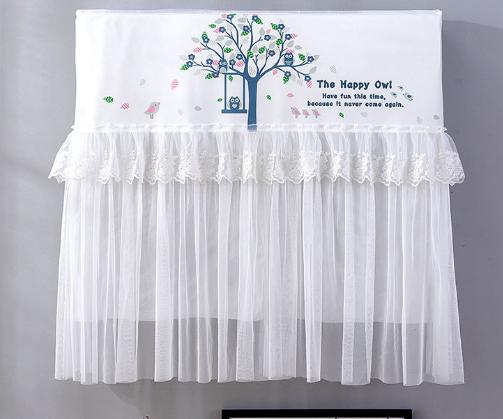 房间空调有安装在床头背景墙的么,家里空调用套防尘罩吗