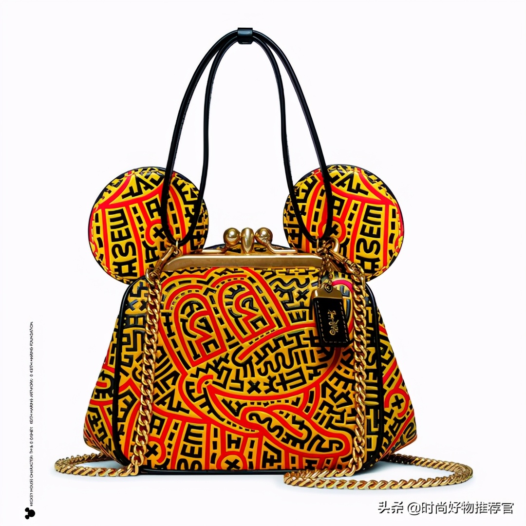 coach日记刺绣联名款,coachdisney联名包粉色
