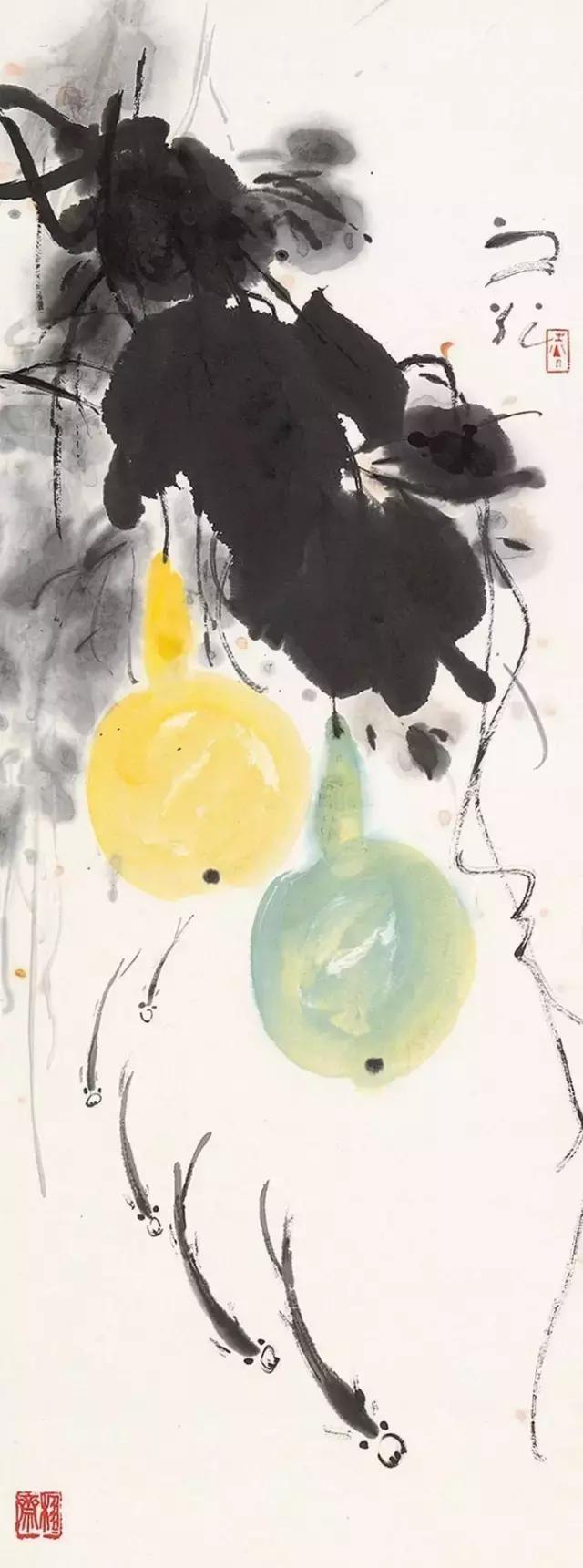 十大名家画葫芦,名家国画葫芦精品图