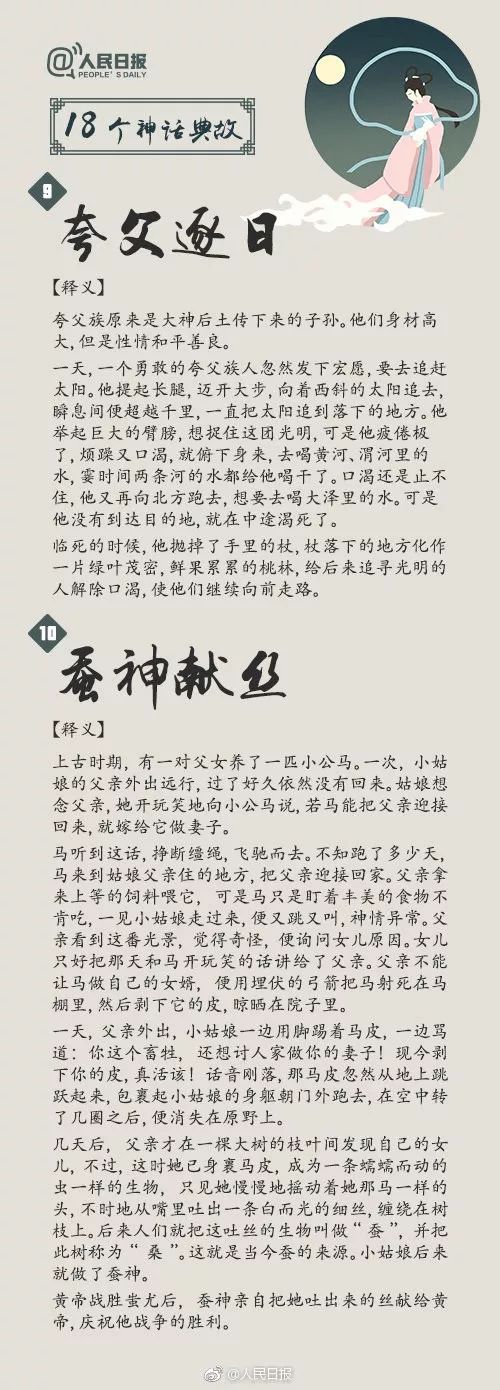 中国孩子最想知道的180个神话故事,80后听过的经典神话故事