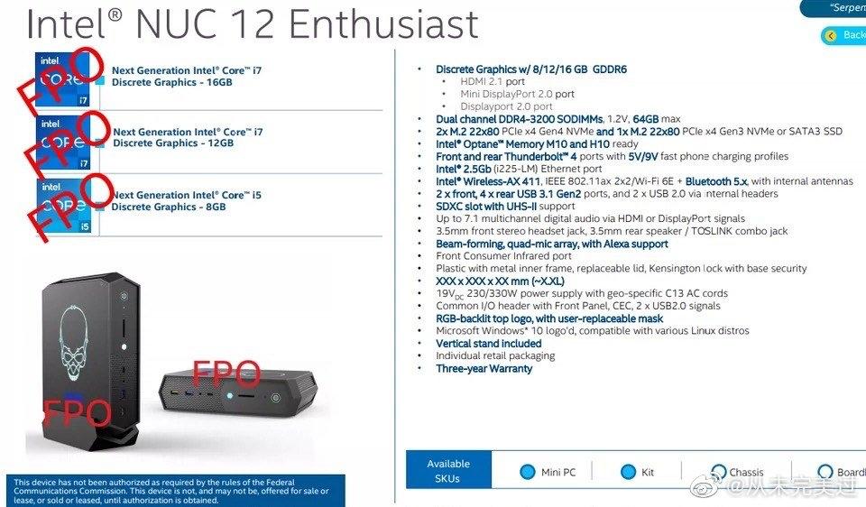 intelnuc显卡型号,intelnuc12