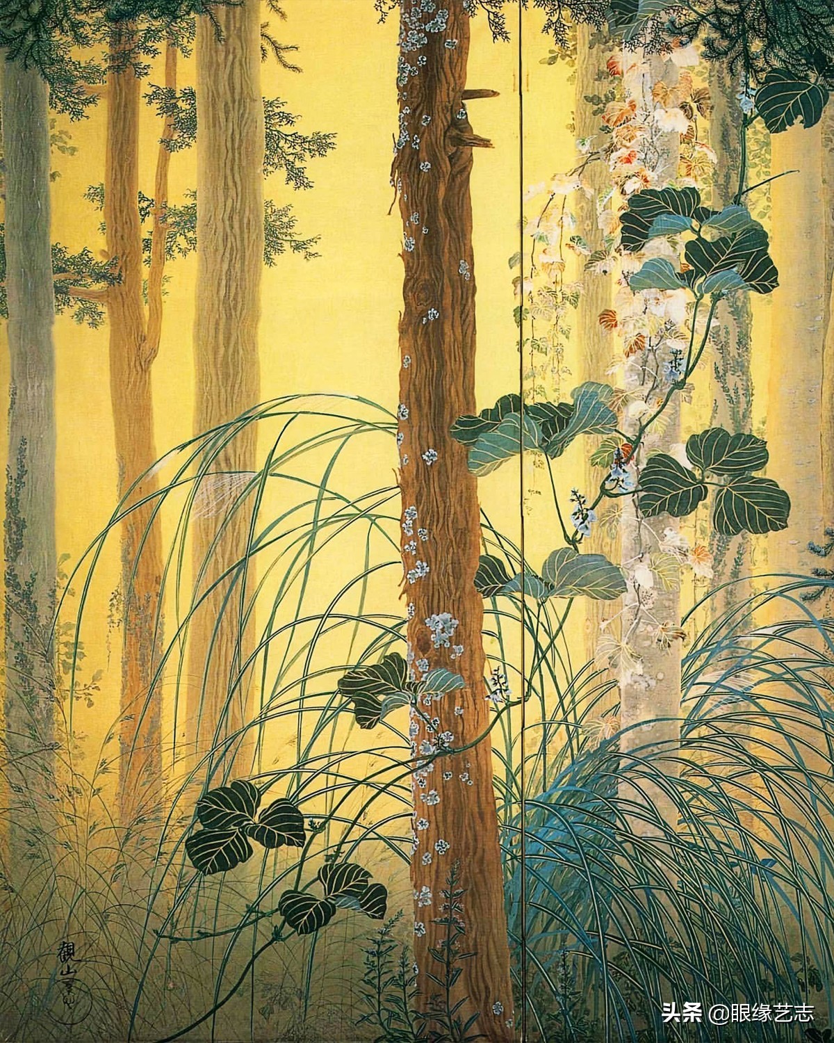 日本100幅中国古代绘画,日本花鸟绘画欣赏
